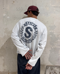 ROYAL WHITE LONGSLEEVE