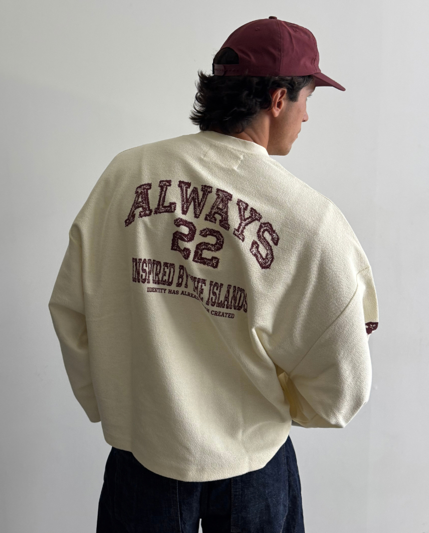 CREW WHITE CREWNECK