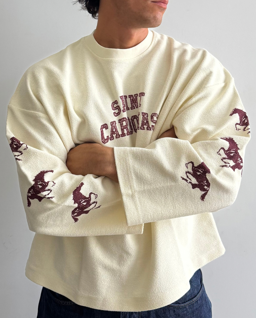 CREW WHITE CREWNECK