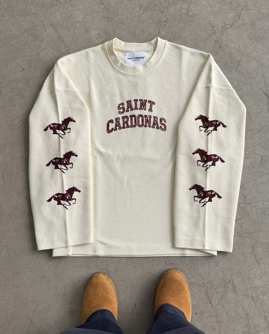 CREW WHITE CREWNECK