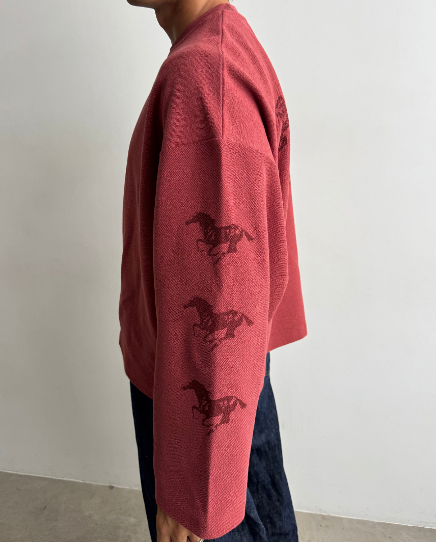 CREW RED DUST CREWNECK