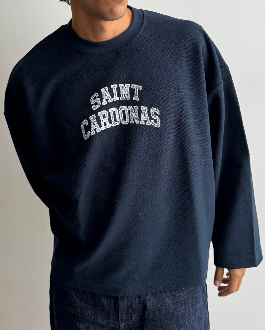 RUNAWAY NAVY CREWNECK