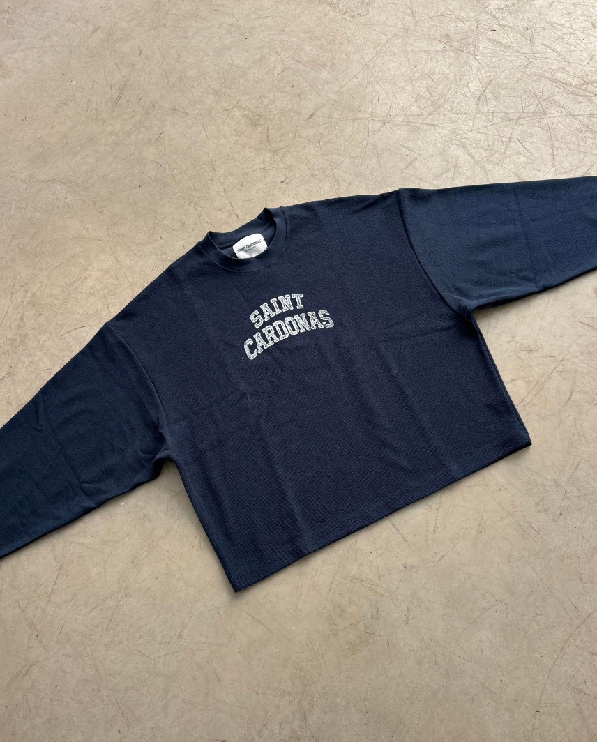 RUNAWAY NAVY CREWNECK