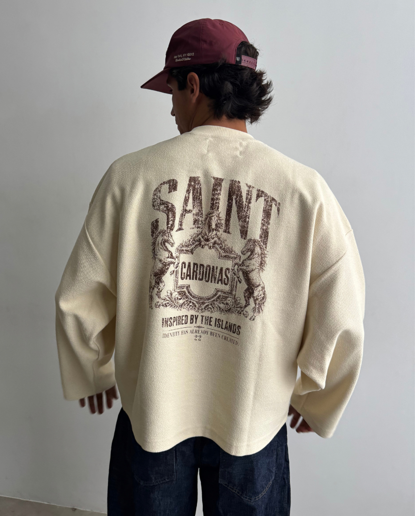 MAISON CREAM CREWNECK