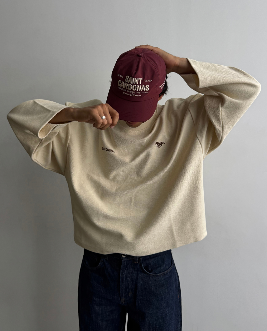MAISON CREAM CREWNECK