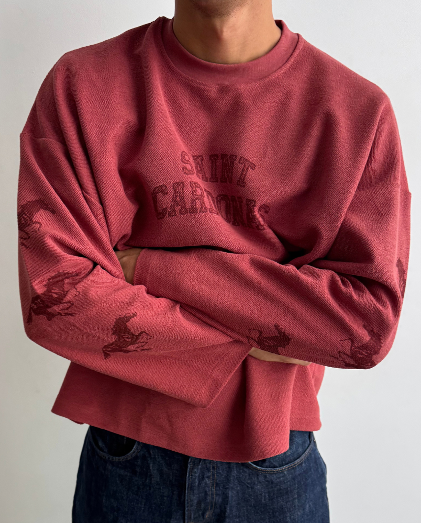 CREW RED DUST CREWNECK