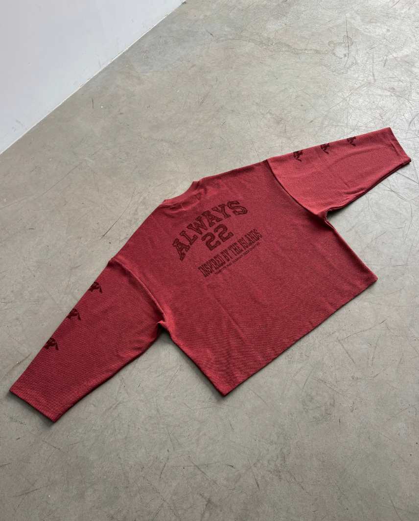 CREW RED DUST CREWNECK
