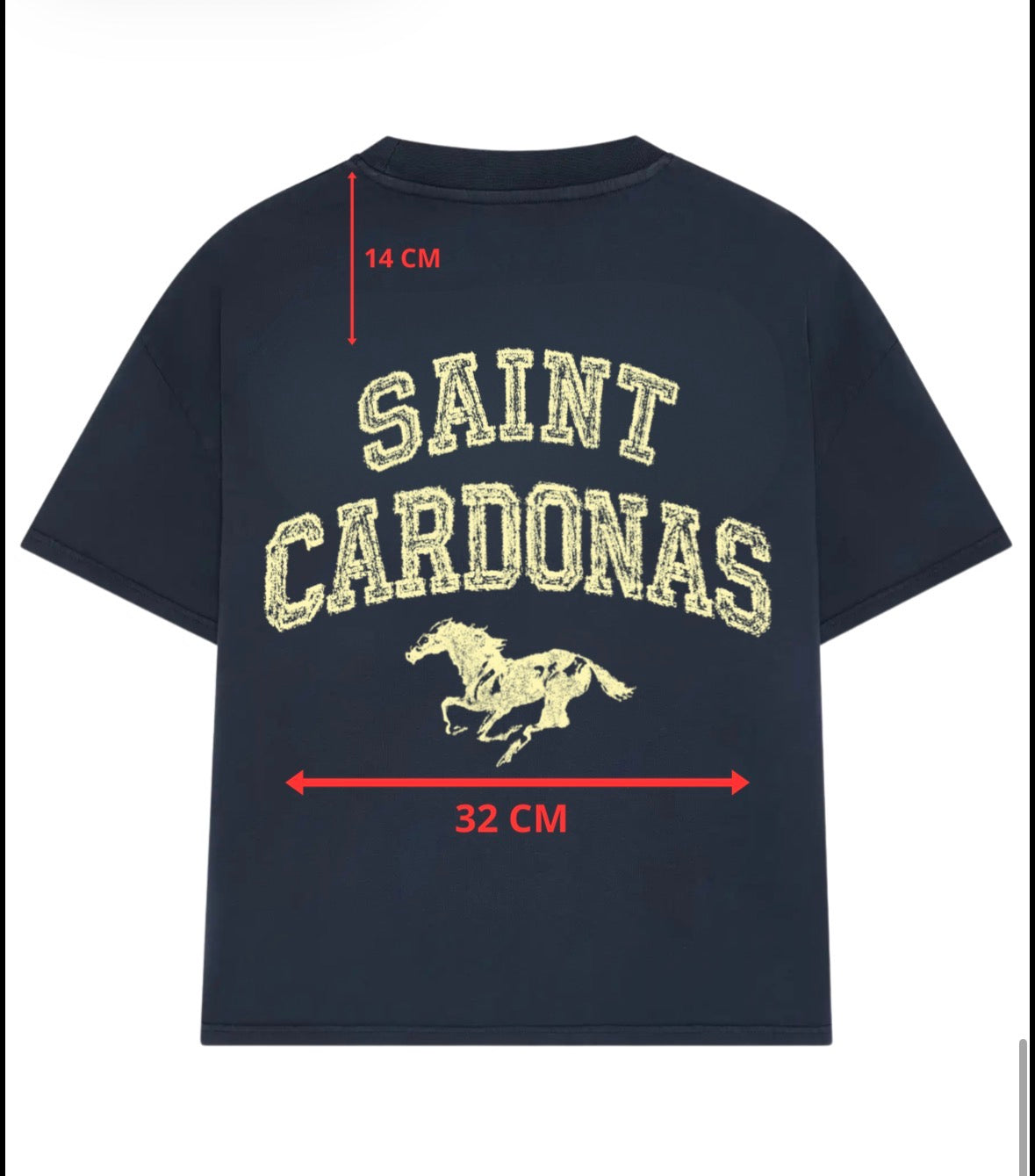 Camiseta corta azul nueva